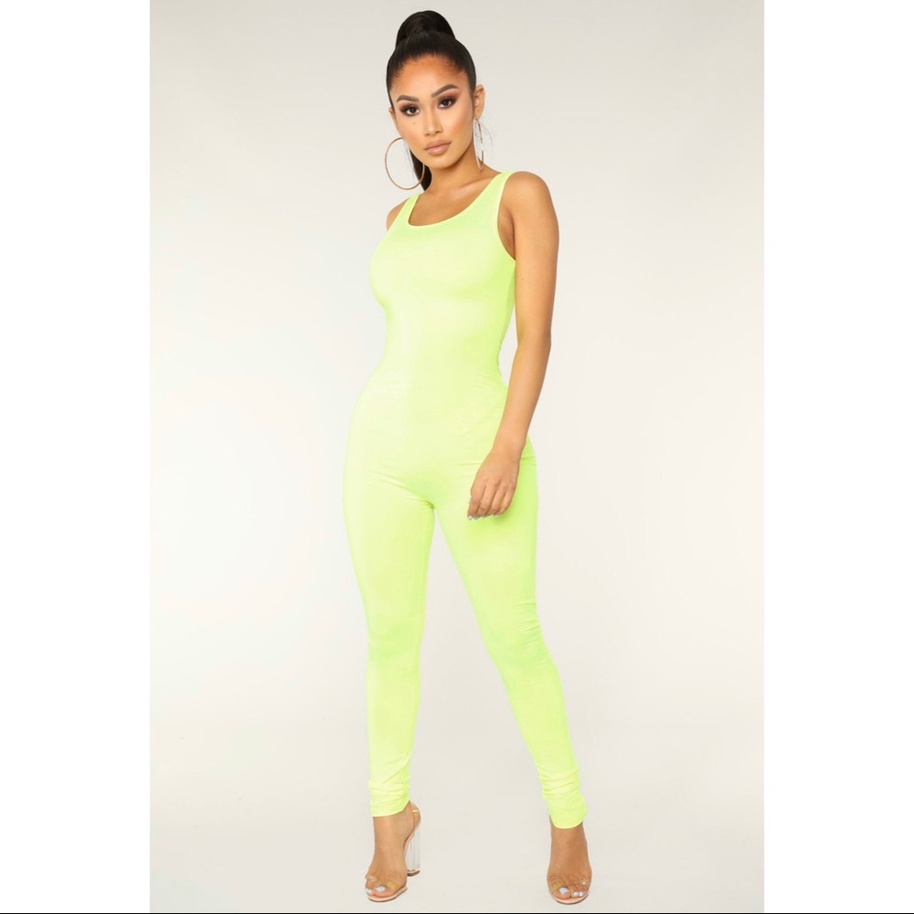 Neon green jumper